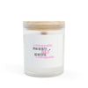 Unstoppable Frosted Glass Candle - Empowering Aroma for Self-Care, Home Décor, Gifts, Wellness